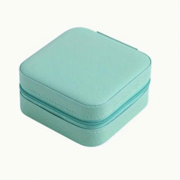 💚 NEW Jewelry Travel/Storage Case - Mini Version - Teal - Picture 1 of 3
